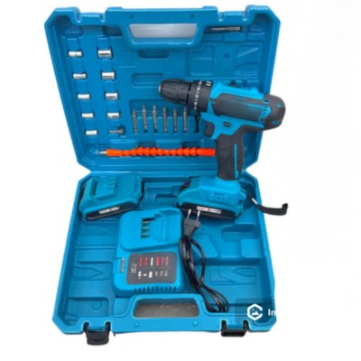 Акумулаторен безчетков винтоверт BLUE 36V 8Ah + 30 броя инструменти в куфар Акумулаторен безчетков винтоверт BLUE 36V 8Ah + 30 броя инструменти в куфар