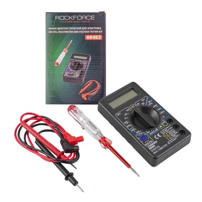 Дигитален мултицет и фазомер ROCKFORCE , RF-88463 Дигитален мултицет и фазомер ROCKFORCE , RF-88463