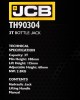Хидравличен крик JCB ТН90304 тип бутилка 3 тона Хидравличен крик JCB ТН90304 тип бутилка 3 тона