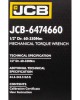 Динамометричен ключ 1/2" ,60-330 Nm JCB Динамометричен ключ 1/2" ,60-330 Nm JCB