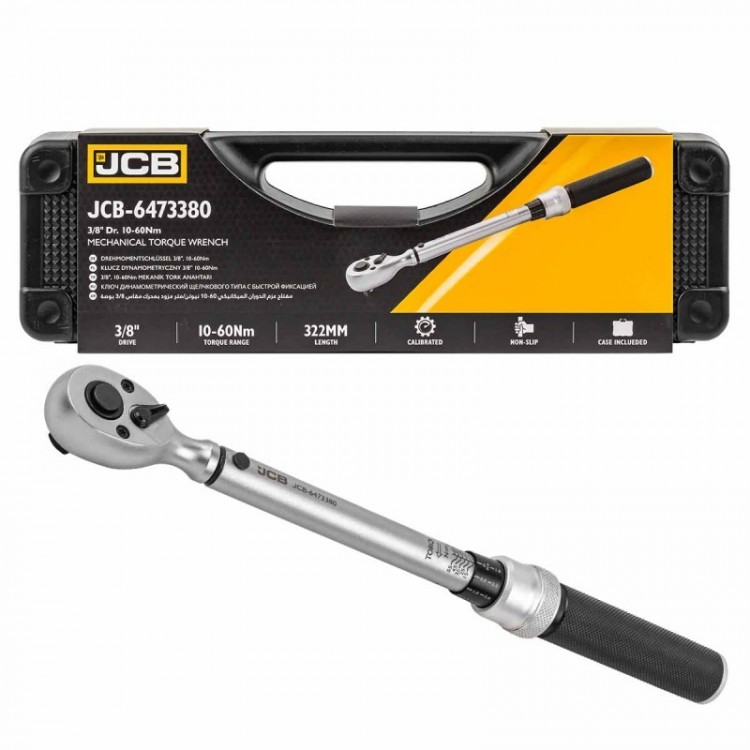 Динамометричен ключ 3/8" ,10-60 Nm JCB-6473380 Динамометричен ключ 3/8" ,10-60 Nm JCB-6473380