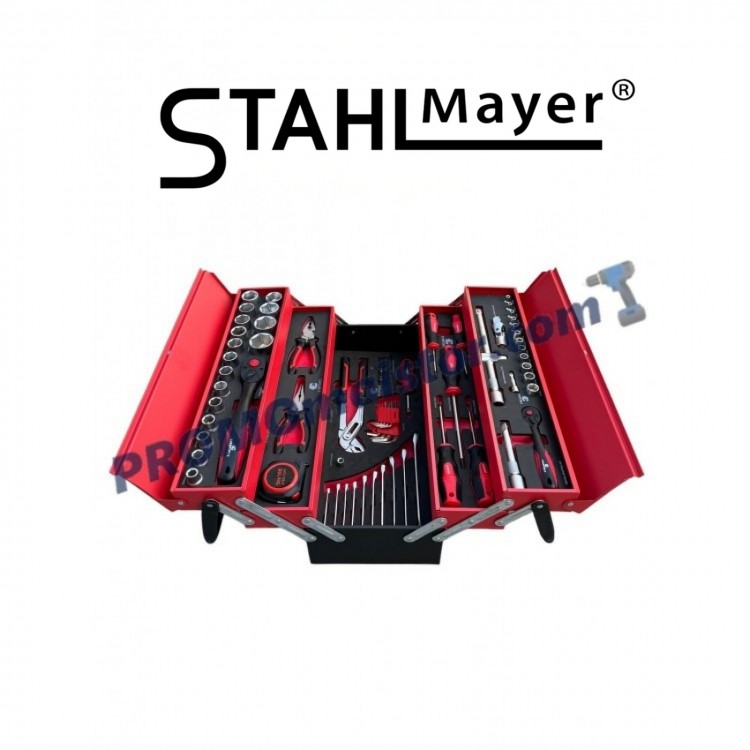 Метален куфар с инструменти 86 части StahlMayer Метален куфар с инструменти 86 части StahlMayer
