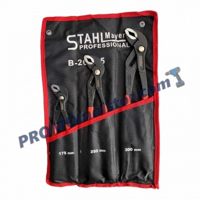 Комплект клещи гарги STAHLMAYER, 175/250/300 мм, 3 броя Комплект клещи гарги STAHLMAYER, 175/250/300 мм, 3 броя
