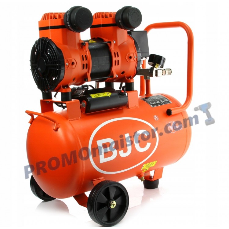 Монофазен безмаслен бутален компресор за въздух BJC JN1500A   1.5 kW, 220 л/мин, 8 бара, 24 литра 