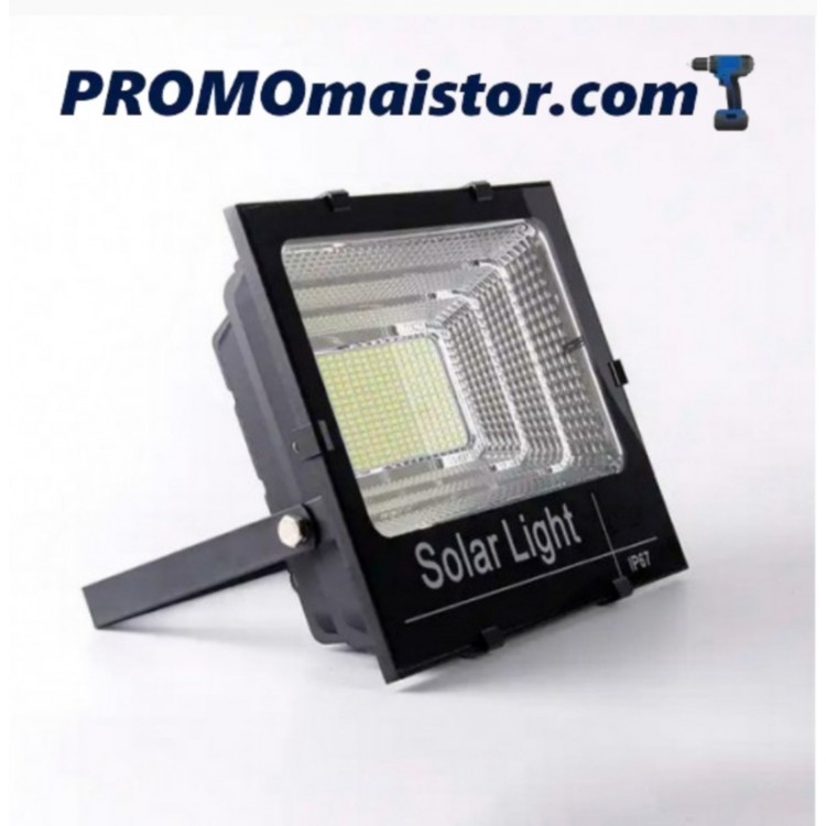 LED прожектор със соларен панел 100W , сензор за движение, дистанционно LED прожектор със соларен панел 100W , сензор за движение, дистанционно