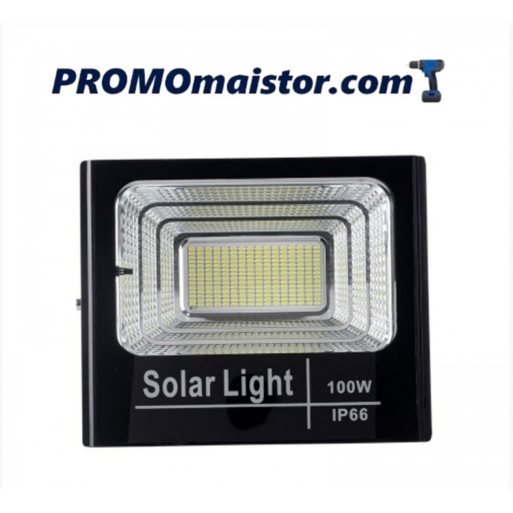 LED прожектор със соларен панел 100W , сензор за движение, дистанционно LED прожектор със соларен панел 100W , сензор за движение, дистанционно