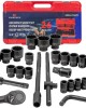 Ударно гедоре 12-стенно 26 части EVERFORCE (3/4"-1", 17-65 mm) Ударно гедоре 12-стенно 26 части EVERFORCE (3/4"-1", 17-65 mm)