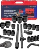 Ударно гедоре 12-стенно 26 части EVERFORCE (3/4"-1", 17-65 mm) Ударно гедоре 12-стенно 26 части EVERFORCE (3/4"-1", 17-65 mm)