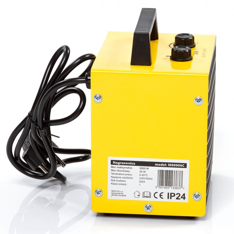 Електрически калорифер Mar-Pol 3kw 210м3/час Електрически калорифер Mar-Pol 3kw 210м3/час