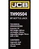 Хидравличен крик JCB ТН90504 тип бутилка 5 тона Хидравличен крик JCB ТН90504 тип бутилка 5 тона
