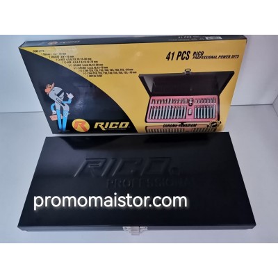 Комплект накрайници за гедоре RICO 41 части Комплект накрайници за гедоре RICO 41 части