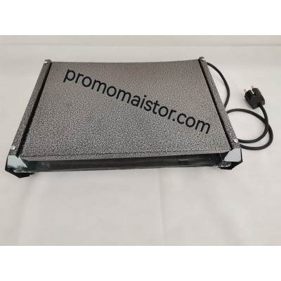 Българска електрическа скара от неръждаема стомана 1600W с капак