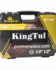 Гедоре 108 части KING TOOLS 1/2" и 1/4" Гедоре 108 части KING TOOLS 1/2" и 1/4"