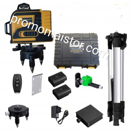 Самонивелиращ се лазерен нивелир 4D с 16 линии STAHLMAYER Самонивелиращ се лазерен нивелир 4D с 16 линии STAHLMAYER