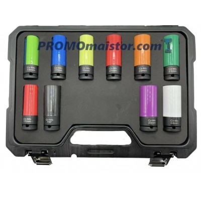 Комплект ударни вложки 10 части KRAFTWELLE Комплект ударни вложки 10 части KRAFTWELLE