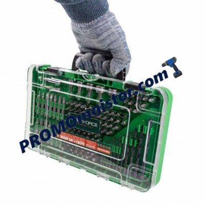 Комплект битове и свредла 120 части ROCKFORCE Комплект битове и свредла 120 части ROCKFORCE