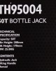 Хидравличен крик JCB ТН95004 тип бутилка 50 тона Хидравличен крик JCB ТН95004 тип бутилка 50 тона