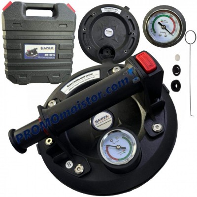 Вендуза с манометър и вакуумна помпа Ø200 мм HAWEK Вендуза с манометър и вакуумна помпа Ø200 мм HAWEK