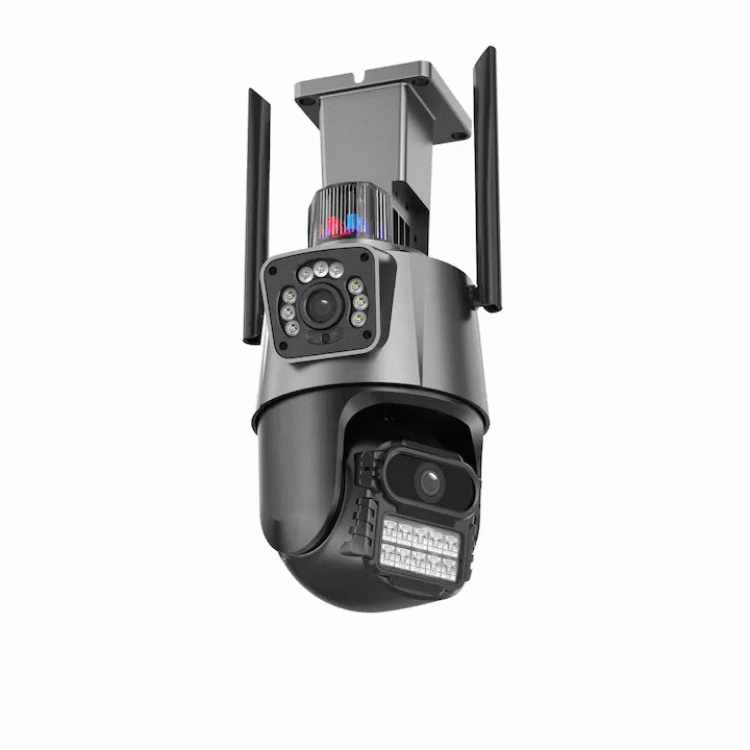 Водоустойчива Wi-Fi двойна камера за наблюдение, SMART ротация, FULL HD, 8MP