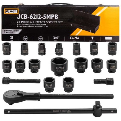 Камионско ударно гедоре 3/4" 21 части JCB Камионско ударно гедоре 3/4" 21 части JCB