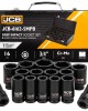 Комплект ударни вложки 1/2" 16 части JCB