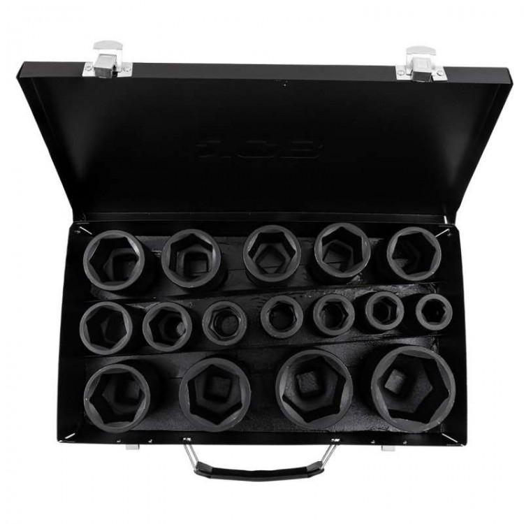 Комплект ударни вложки 1/2" 16 части JCB