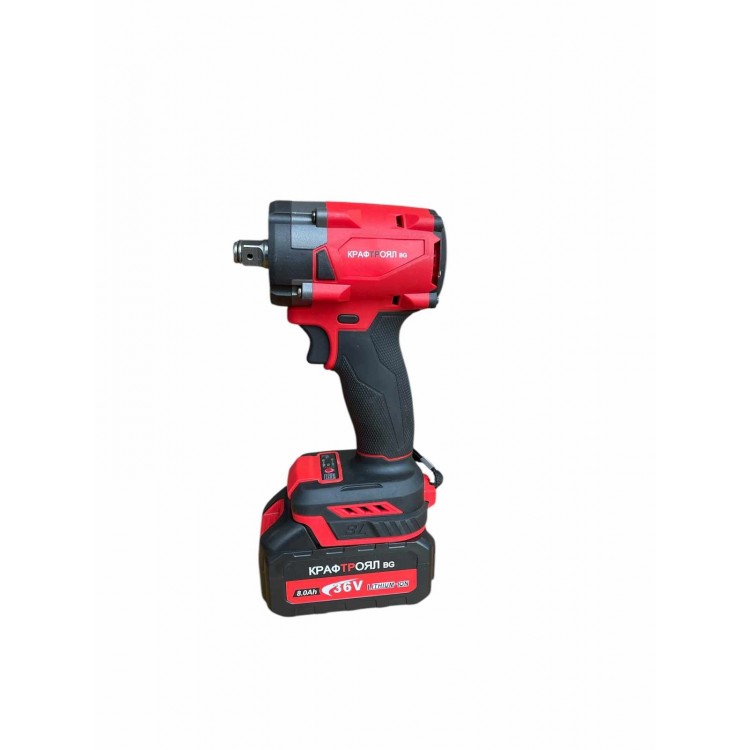 Акумулаторен гайковерт 36V 8Ah КрафТРоял BG Red