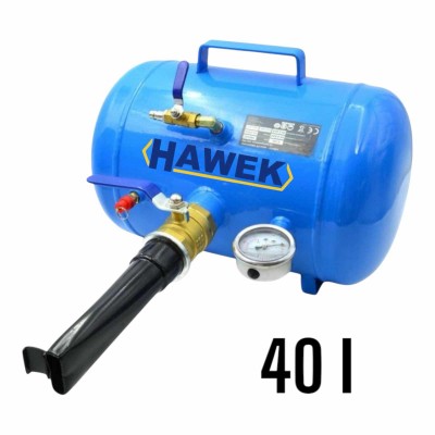 Бутилка за шоково помпане на гуми с манометър - бустер, 40 литра HAWEK Бутилка за шоково помпане на гуми с манометър - бустер, 40 литра HAWEK