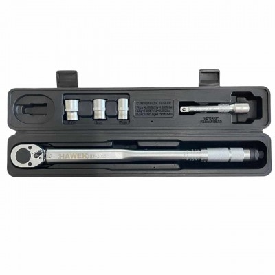 Динамометричен ключ 1/2" с вложки и удължител, 28-210 Nm HAWEK