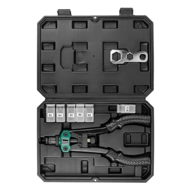 Ръчна нитачка за нит гайки ROCKFORCE 320 мм. М3-М10 Ръчна нитачка за нит гайки ROCKFORCE 320 мм. М3-М10
