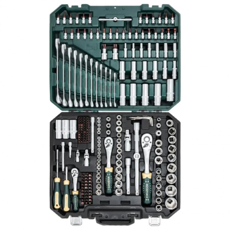 Гедоре 216 части ROCKFORCE Premium XI-ON със специални вложки Гедоре 216 части ROCKFORCE Premium XI-ON със специални вложки