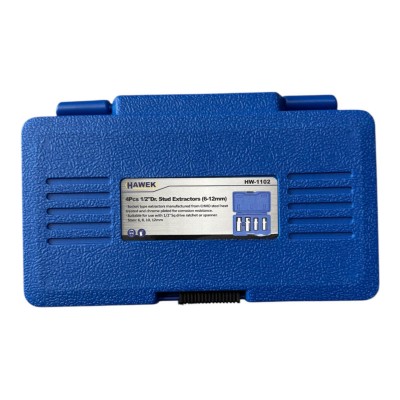 Комплект екстрактори за шпилки 4 части; 6-12 мм. 1/2" HAWEK