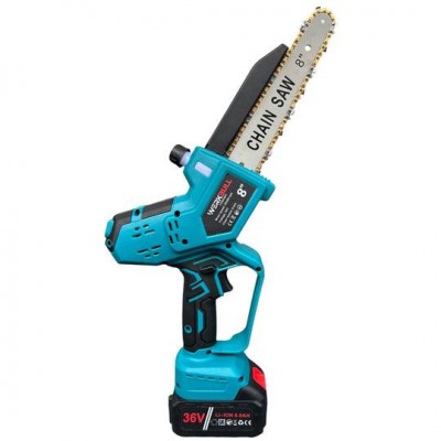 Акумулаторна безчеткова резачка с автоматично омасляване и дисплей за нивото на батерията 36V 8Ah WERKBULL