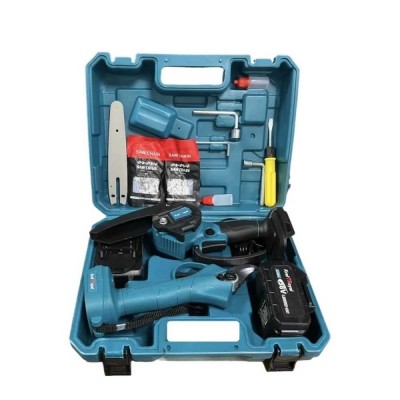 ПРОМО ПАКЕТ Акумулаторни лозарска ножица и мини верижен трион KRAFTROYAL ПРОМО ПАКЕТ Акумулаторни лозарска ножица и мини верижен трион KRAFTROYAL