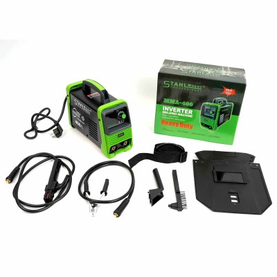 Инверторен електрожен 400А STAHLMAYER с LCD дисплей + соларна маска Инверторен електрожен 400А STAHLMAYER с LCD дисплей + соларна маска