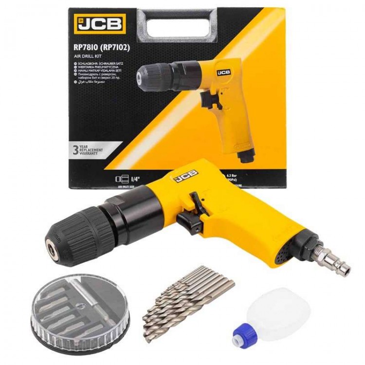 Пневматична бормашина 10 мм. 1/4" JCB Пневматична бормашина 10 мм. 1/4" JCB