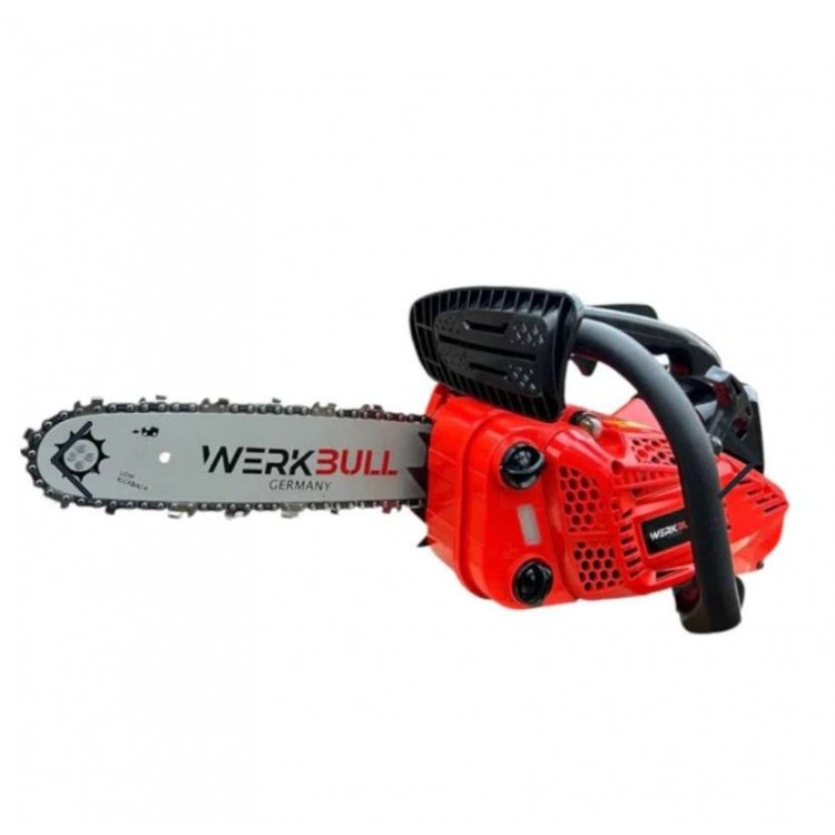 Бензинова резачка за дърва WERKBULL + 2 броя вериги