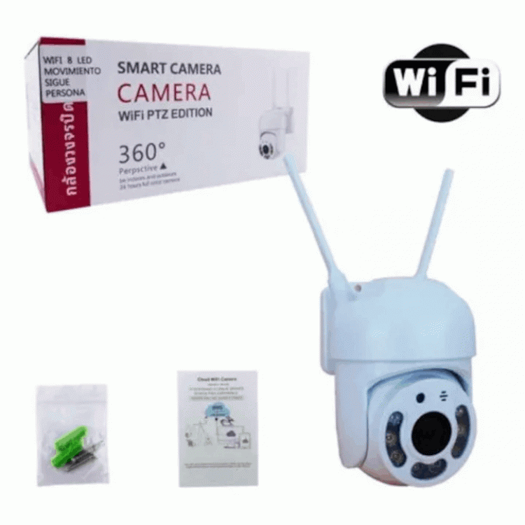 Камера за външно наблюдение с Wi-Fi, PENDAN PTZ, 8MP, Smart Camera 360°