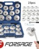 Комплект ключове за маслен филтър Forsage 1/2" 23 части