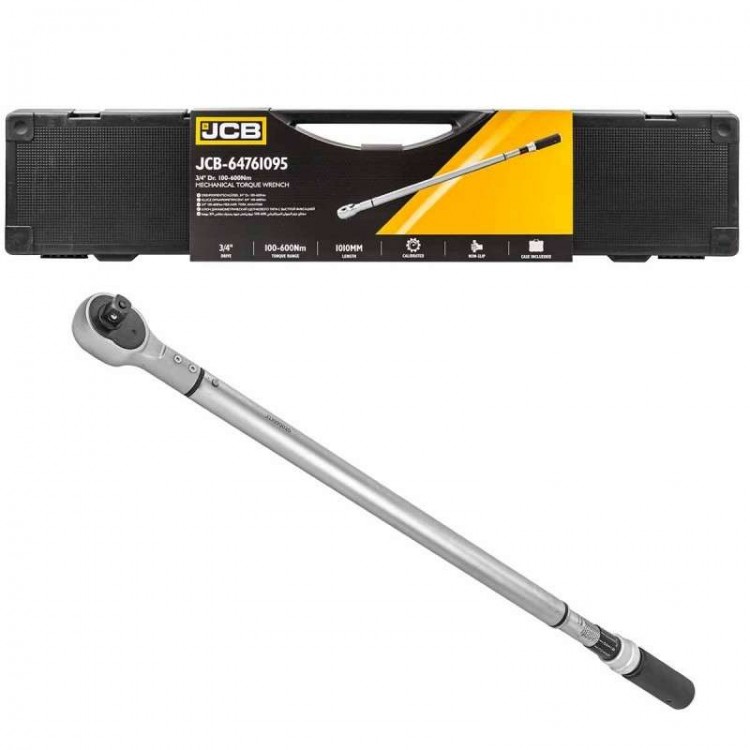Динамометричен ключ 3/4", 100-600 Nm JCB-64761095 Динамометричен ключ 3/4", 100-600 Nm JCB-64761095