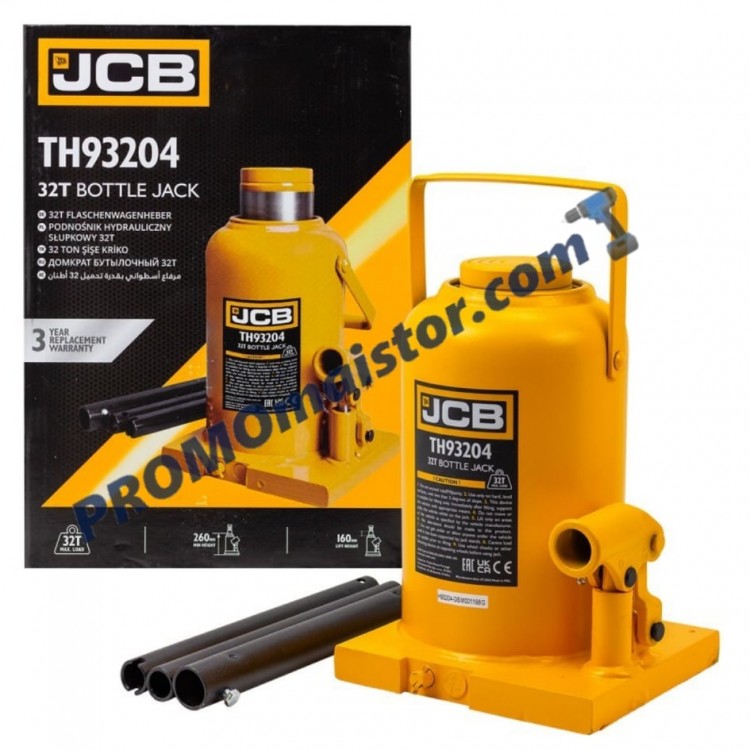 Хидравличен крик JCB ТН93204 тип бутилка 32 тона Хидравличен крик JCB ТН93204 тип бутилка 32 тона