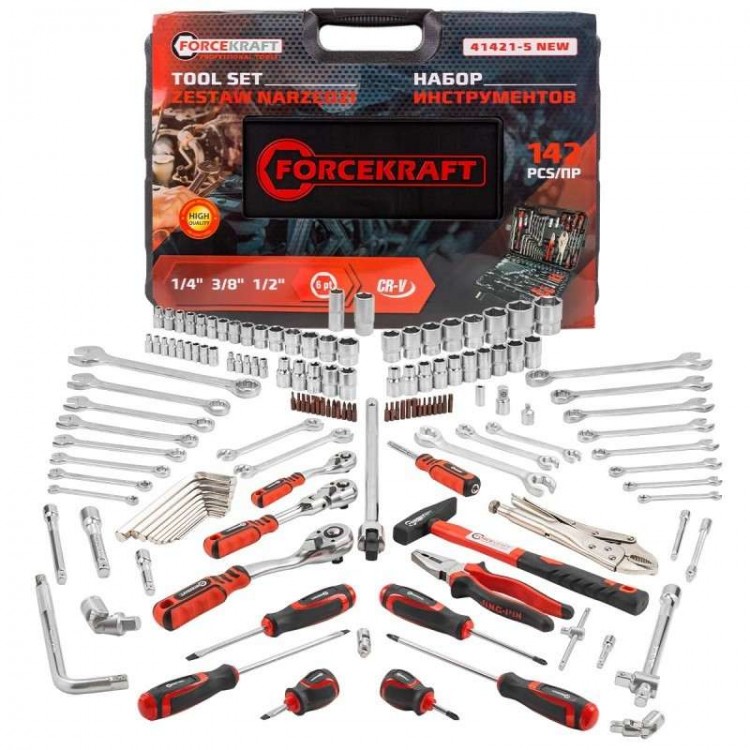 Гедоре 142 части FORCEKRAFT