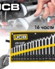 Комплект звездогаечни ключове JCB 16 части 6 - 24 мм
