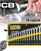 Комплект звездогаечни ключове JCB 16 части 6 - 24 мм Комплект звездогаечни ключове JCB 16 части 6 - 24 мм