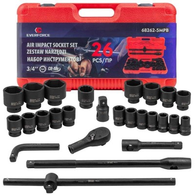 Комплект ударно гедоре EVЕRFORCE 26 части Комплект ударно гедоре EVЕRFORCE 26 части