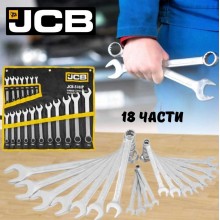 Комплект звездогаечни ключове JCB 18 части 8 - 32 мм