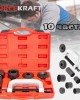 Универсална скоба за втулки и шарнири 10 части FORCEKRAFT
