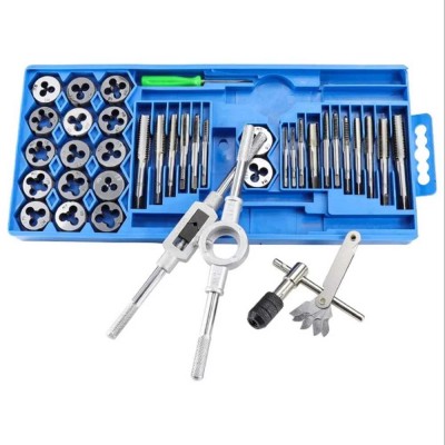 Комплект плашки и метчици 40 части 