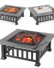 Градинска маса 3 в 1 "Fire Pit" - BBQ, камина и ледарка
