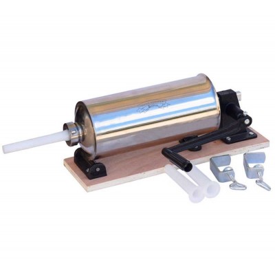 ПРОМО ПАКЕТ Чугунена месомелачка №32 с електромотор + хоризонтална пълначка за колбаси ПРОМО ПАКЕТ Чугунена месомелачка №32 с електромотор + хоризонтална пълначка за колбаси